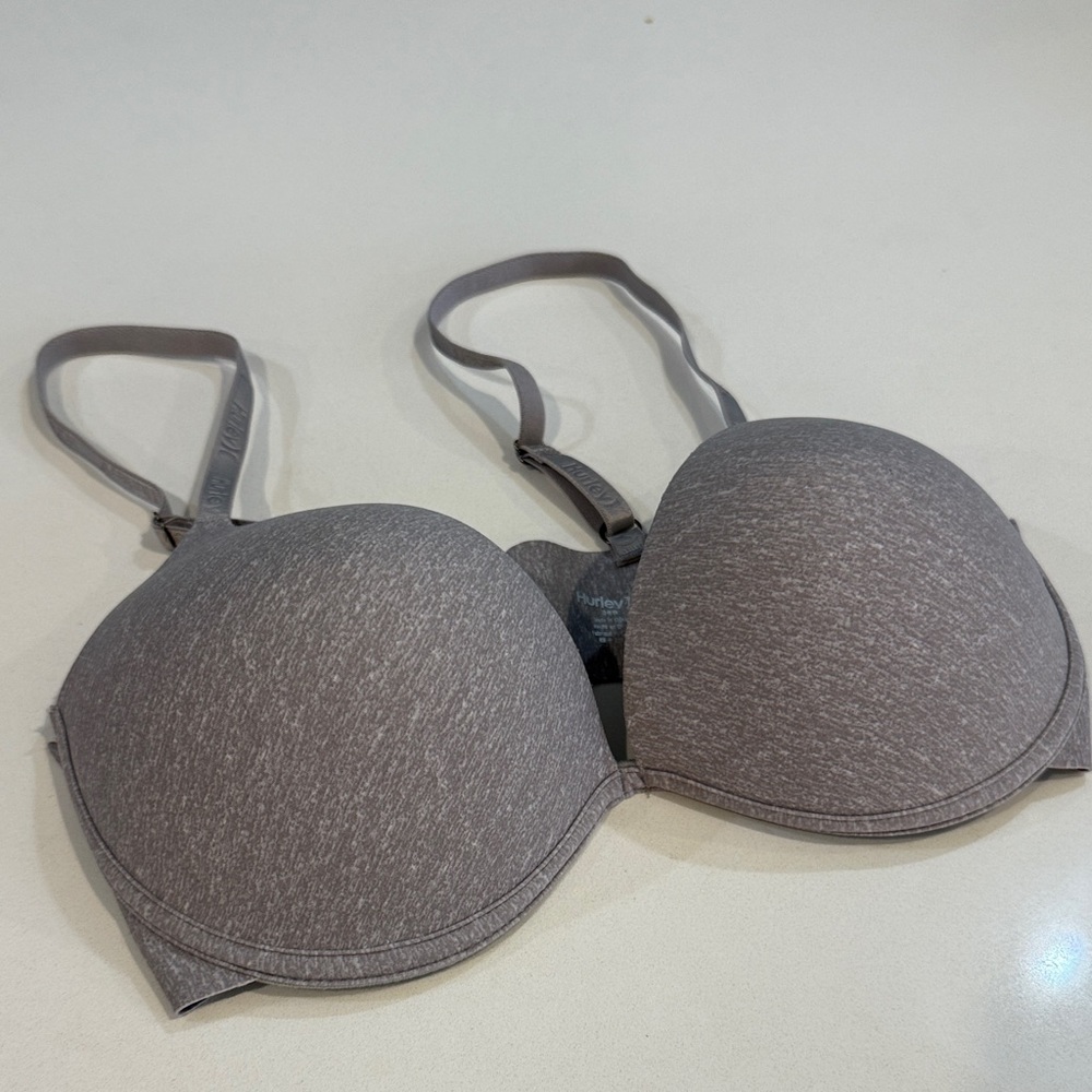 Hurley Heather Gray Women's Bra